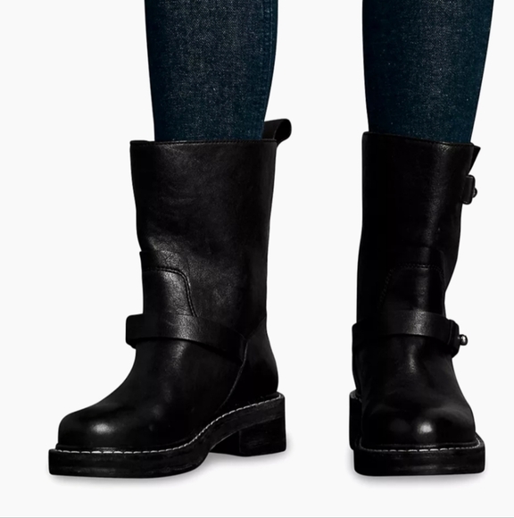 Rag & Bone Leather Moto Boot Women's 7 - Picture 5 of 14